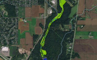 Project Thumbnail: Central Draw Overflow - Phase IV: Ravine Stabilization